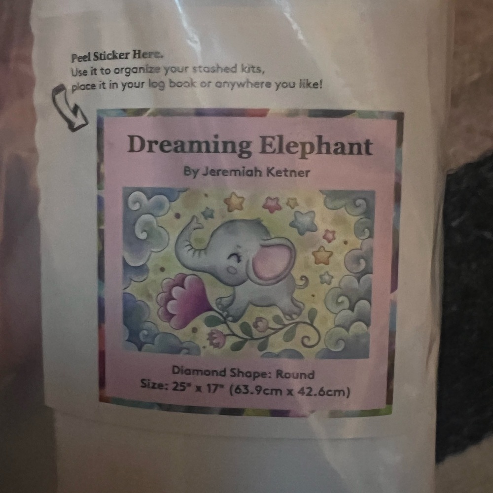 Diamond Art Company : Dreaming Elephant - Picture 6 of 6